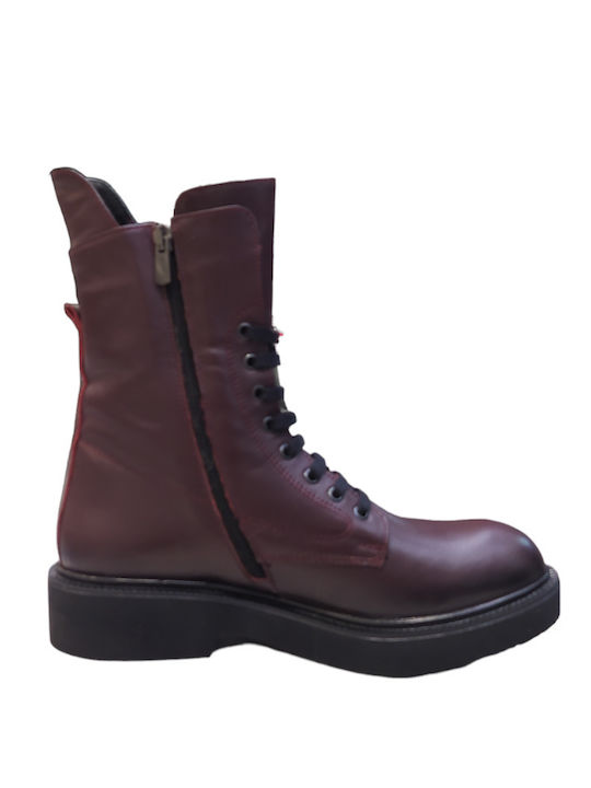 Robinson Leather Women's Ankle Boots Burgundy