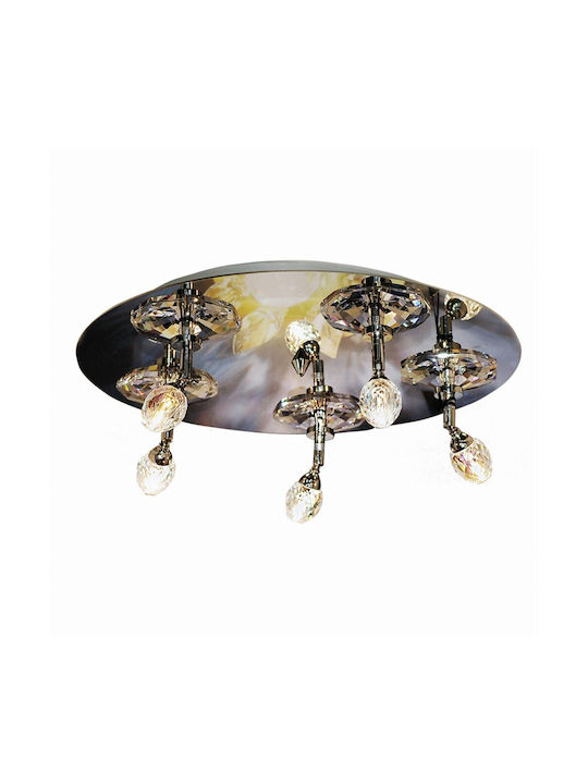 DITS Lighting Ceiling Mount Light with Crystals
