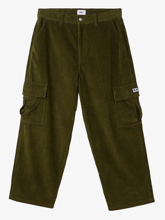 Παντελόνι Cargo σε Baggy Γραμμή Army green.
