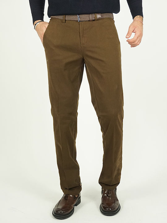 Trousers Chino Elastic Camel