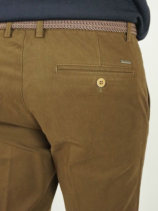 Trousers Chino Elastic Camel