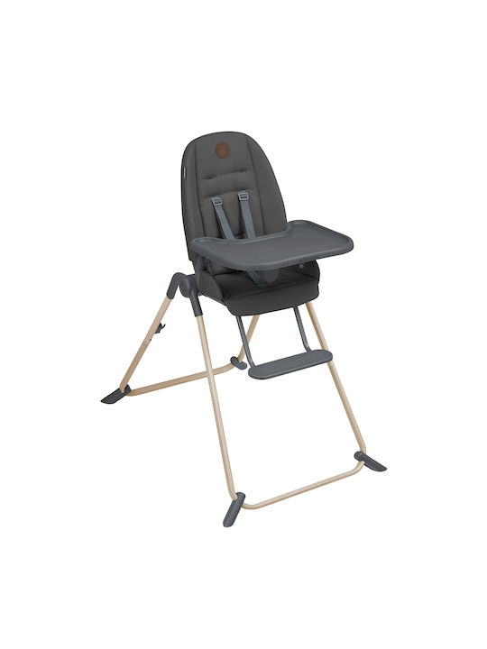 Maxi-Cosi Ava Foldable Highchair with Metal Frame & Plastic Seat Beyond Graphite