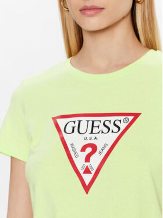Guess Damen T-Shirt Green