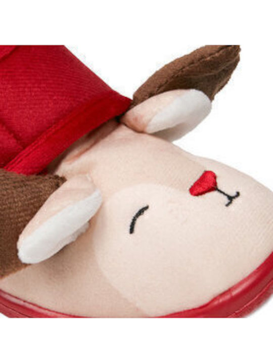 Kids Slippers Boots Red