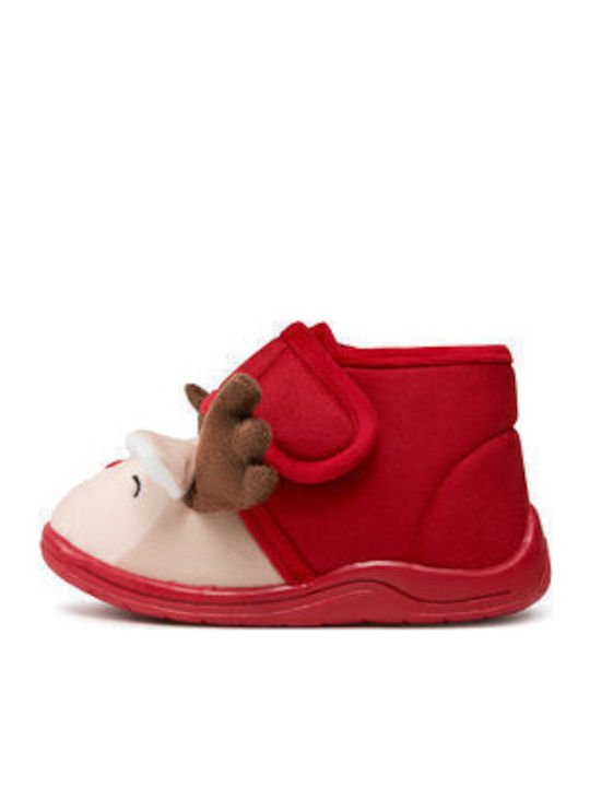 Kids Slippers Boots Red