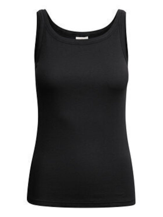 Pentru Femei Bluză Fără mâneci Black.