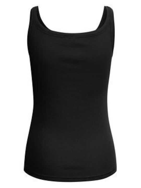 Pentru Femei Bluză Fără mâneci Black.