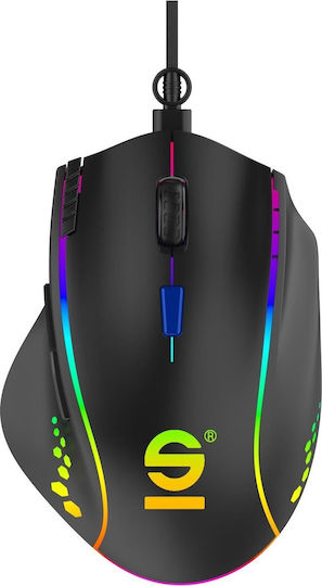 Sparco Set Gaming Tastatur mit RGB-Beleuchtung & Maus (Englisch US) Gray