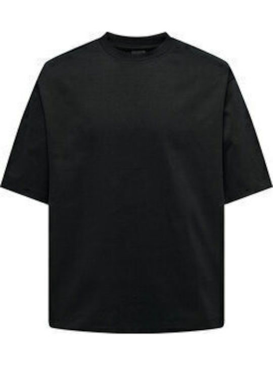 T-shirt Μαύρο