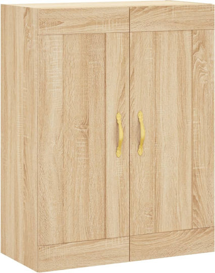 Office Storage Drawers & Cabinets Wooden Sonoma Oak 69.5x34x180cm