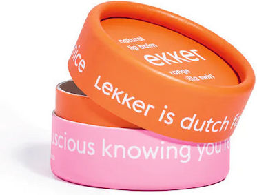 Lekker Lip Balm Orange Vanilla Swirl 8gr