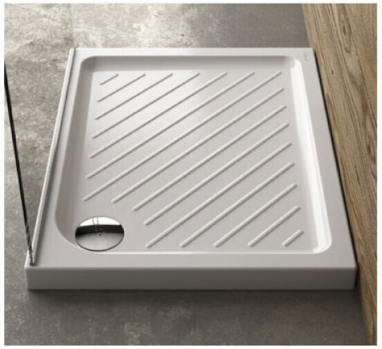 Ideal Standard Τετράγωνη Κεραμική Ντουζιέρα 75x75cm Λευκή Ideal Standard Τετράγωνη Κεραμική Ντουζιέρα 75x75cm Λευκή