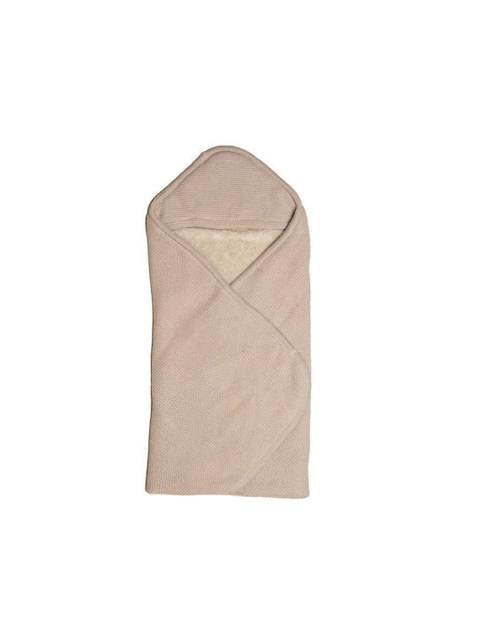 Little Dutch Blanket Nursery Swaddling Blankets Pure Beige Beige 100x70cm