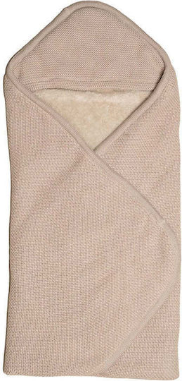 Little Dutch Blanket Nursery Swaddling Blankets Pure Beige Beige 100x70cm