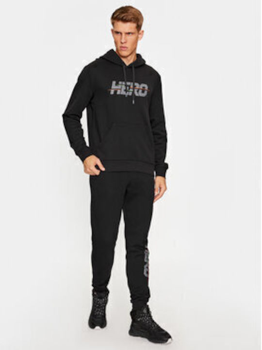Sweatshirt with Hood Black