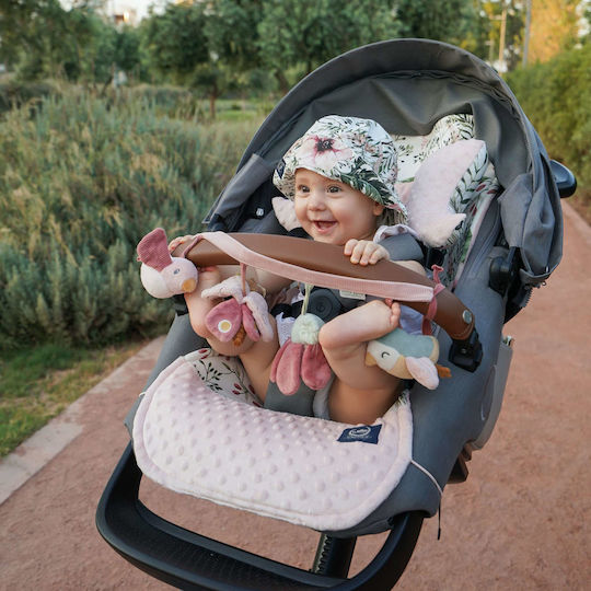 La Millou Stroller Seat Liner Double Sided 36.5x85cm Pink