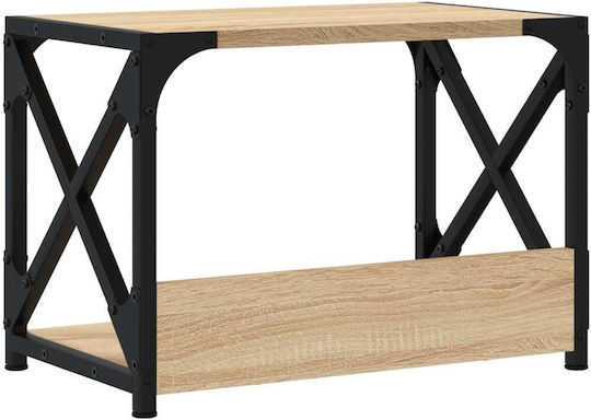 Bază De Masă Suport Pentru Imprimantă 2 Nivele Sonoma Stejar 44x26x31,5 Cm 833981