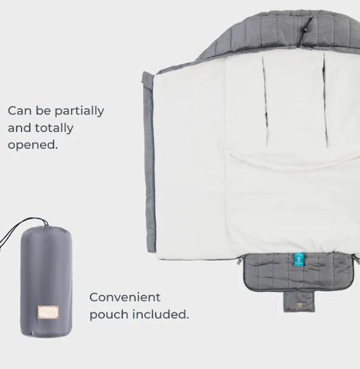 Nuvita Junior Slender Universal Stroller Footmuff Gray
