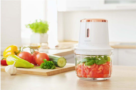 Sencor Mini Tocător Multi 200W Cu Recipient 500ml Alb