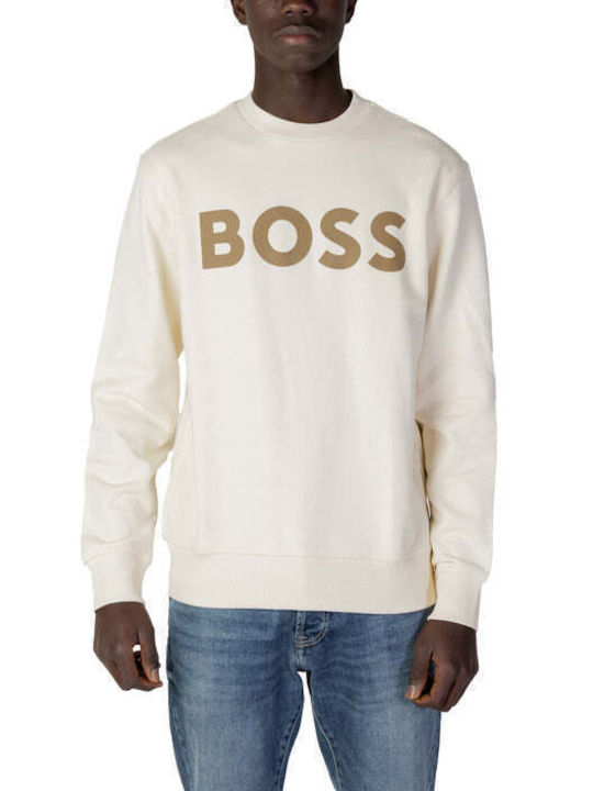 Hugo Boss Herren Sweatshirt Weiß