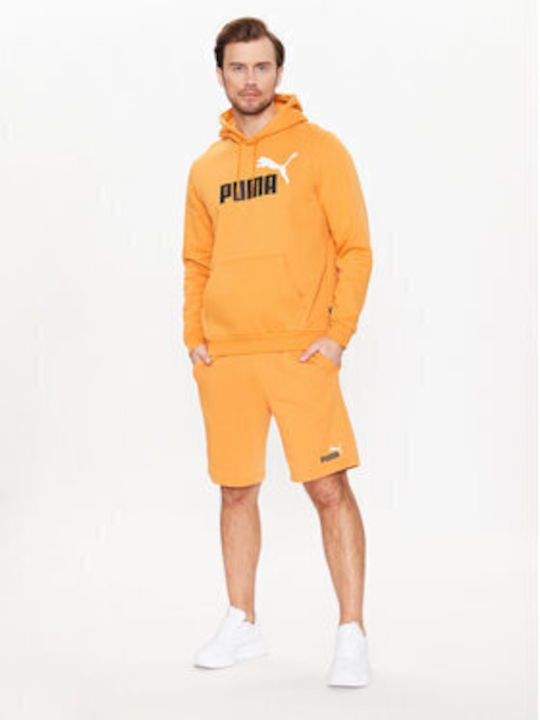 Puma Ess Men's Hooded Sweatshirt Orange