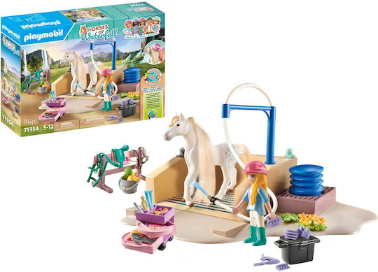 Playmobil Horses Of Waterfall Isabella & Lioness With Washing Area for 5-12 years old