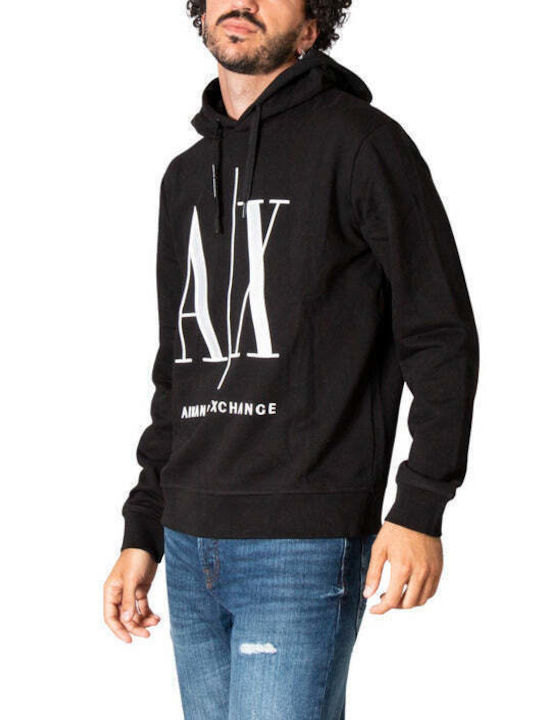 Armani Exchange Men's Sweatshirt with Hood Gray