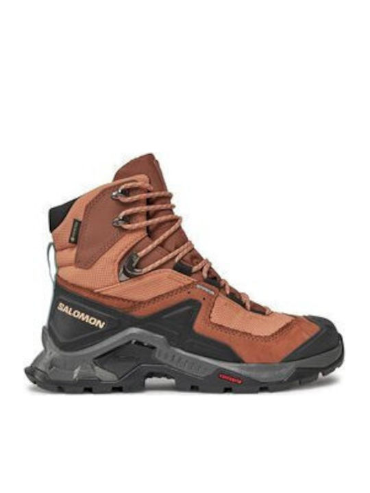 Salomon Element Women's Hiking Waterproof Boots With Gore-Tex Membrane Brown