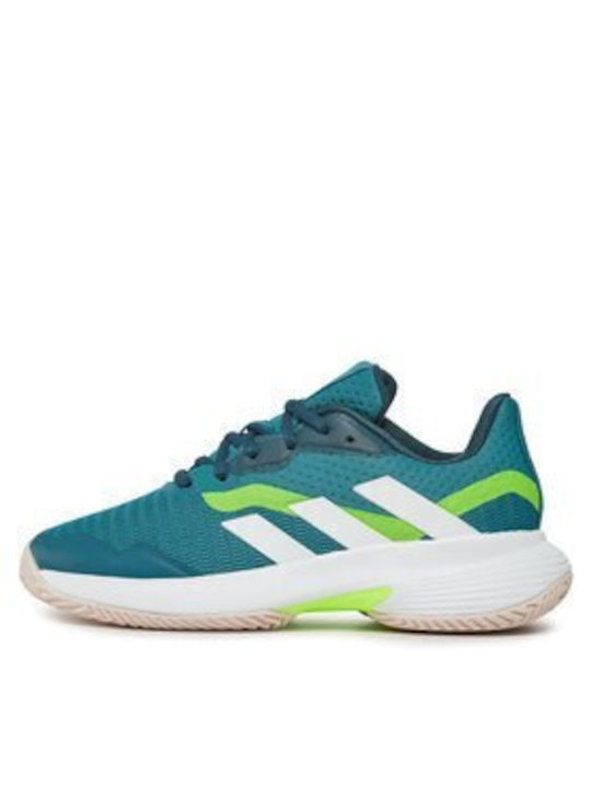 Adidas Courtjam Control Women's Tennis Shoes for All Courts Turquoise