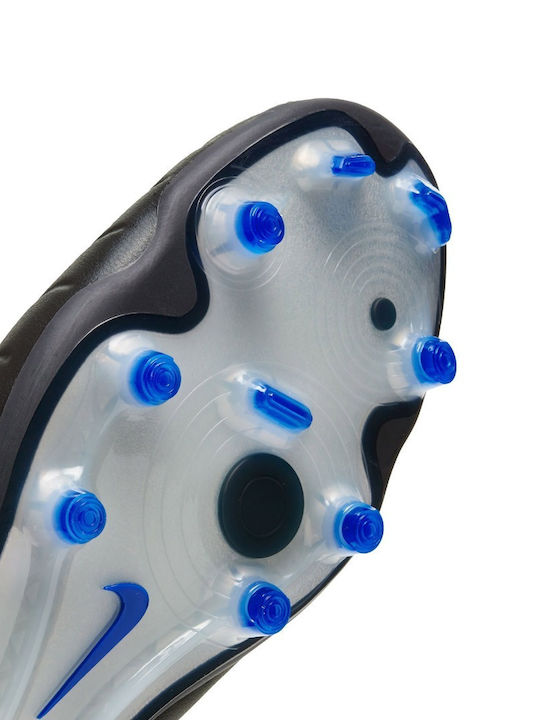 Nike Tiempo Legent 10 Elite Ποδοσφαιρικά Παπούτσια με Τάπες FG Μαύρα