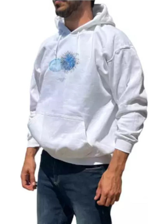 Sweatshirt mit Kapuze White.