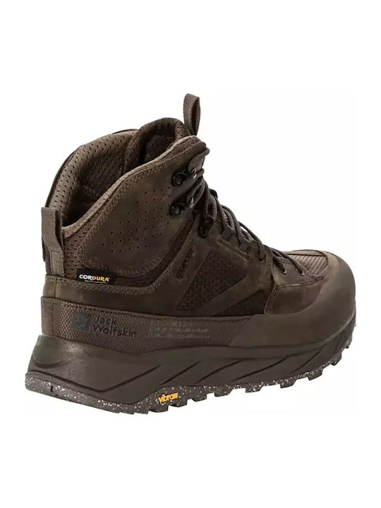 Jack Wolfskin Terraquest Men's Hiking Boots Waterproof Brown