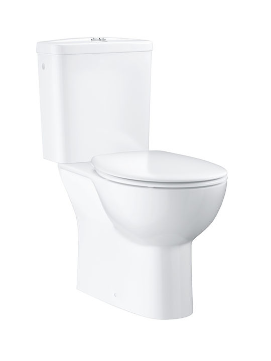Grohe Bau Ceramic Λεκάνη Δαπέδου με Κάλυμμα Soft Close Λευκή