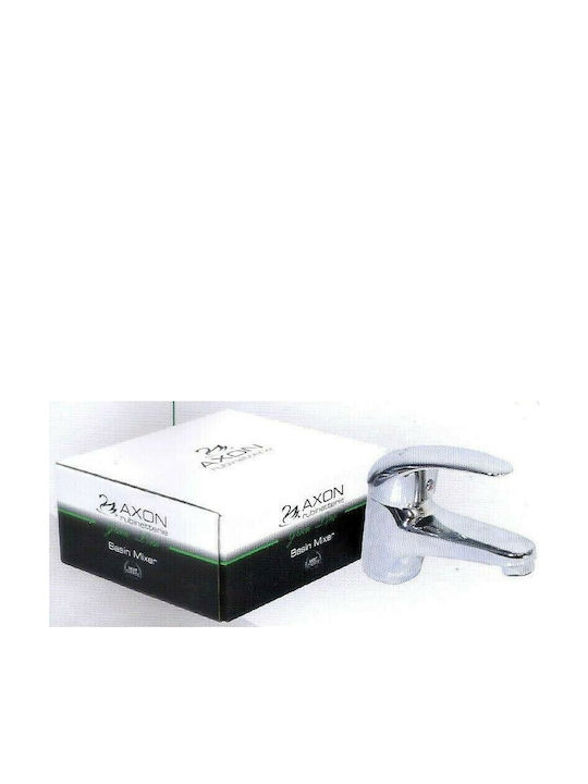 Axon Green Line Αναμεικτική Μπαταρία Νιπτήρα Ασημί