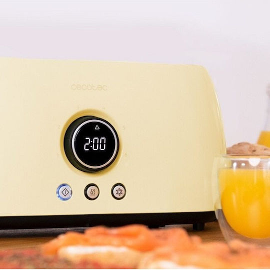 Cecotec Classictoast Prăjitor de pâine 2 Slots 1500W Yellow