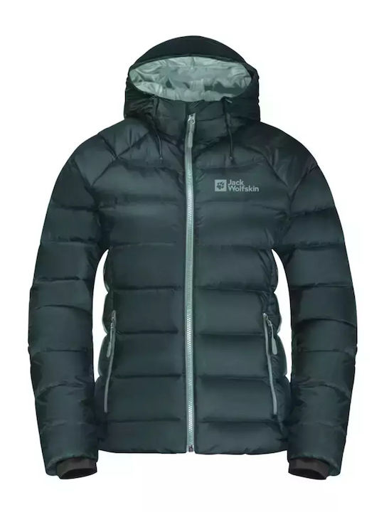 Scurtă Jachetă de femei Puffer Albastru