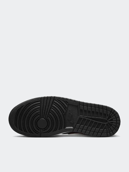 Air  1 Low Sneakers Black / Fire Red / White