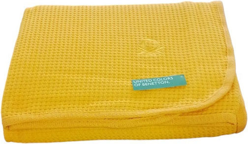 Benetton Pe.b 004 Pătură Piqué Simplă 160x240 cm Albastru Deschis