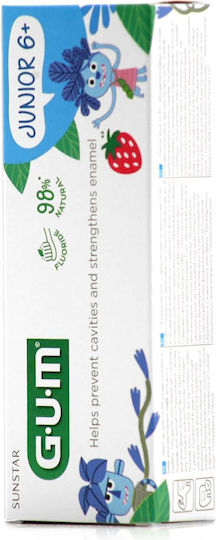 GUM Children's Toothpaste for 6+ Years with Strawberry Flavor 50ml