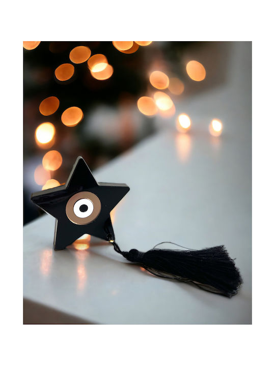 LifeLikes Handmade Tabletop Lucky Charm Star Black made of Plexiglass 1pcs