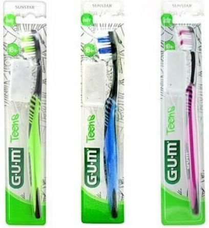 GUM Teens 904 Παιδική Οδοντόβουρτσα για 10+ Χρονών Μωβ / Μαύρο