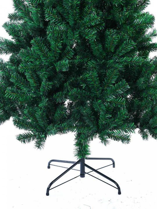 Christmas Green Tree with Metallic Base and Built in Branches H150pcs