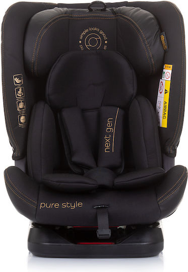 Chipolino Next Gen Детско Столче за Кола i-Размер с Isofix Ebony