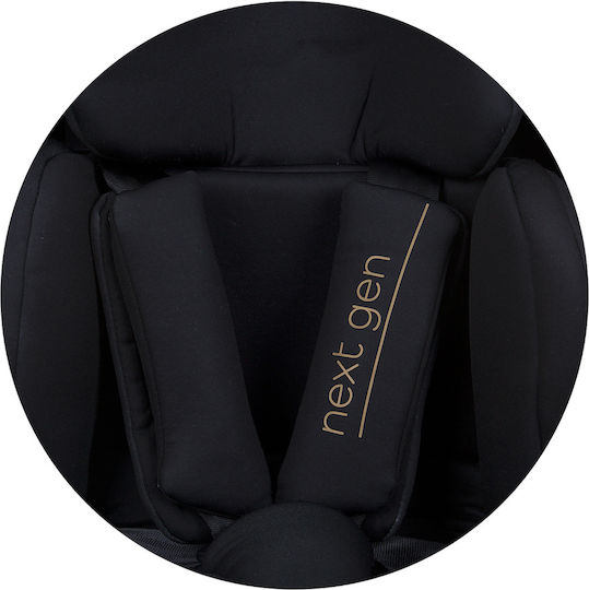 Chipolino Next Gen Детско Столче за Кола i-Размер с Isofix Ebony