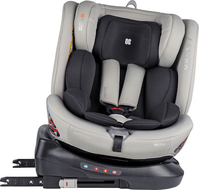 Kikka Boo I-moove Baby Car Seat i-Size with Isofix Light Grey