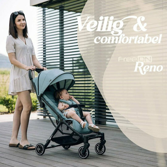 FreeOn Reno Kinderwagen Geeignet für Neugeborene Dusty Pink 7kg