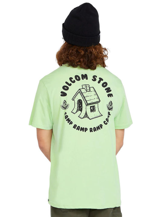 Volcom M V Ent Ανδρική Μπλούζα Κοντομάνικη CEL GREEN