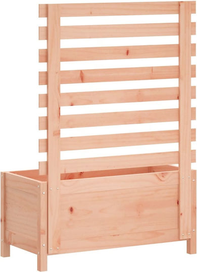 vidaXL Solid Wood Planter Box Wooden Beige 79x39.5x114cm.