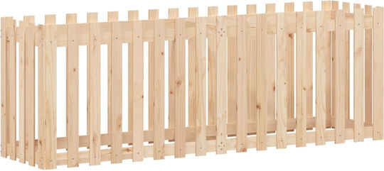 vidaXL Ζαρντινιέρα Ξύλινη Μασίφ 200x50x70εκ.