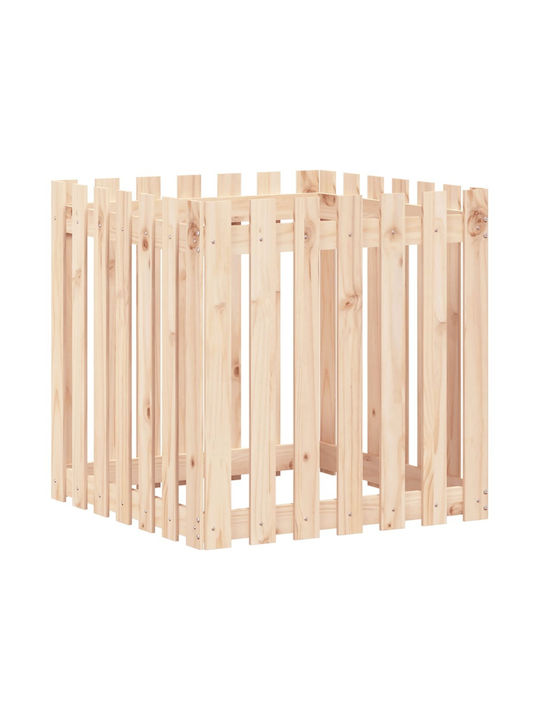 vidaXL Planter Box Lemn Roz 70x70x70cm.